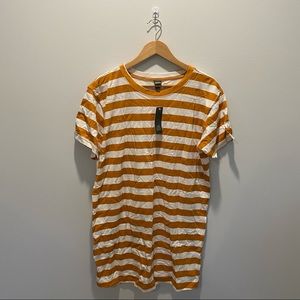 Mustard Stipe Tshirt Dress